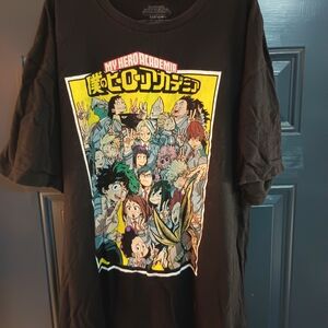My Hero Academia Black Graphic Tee